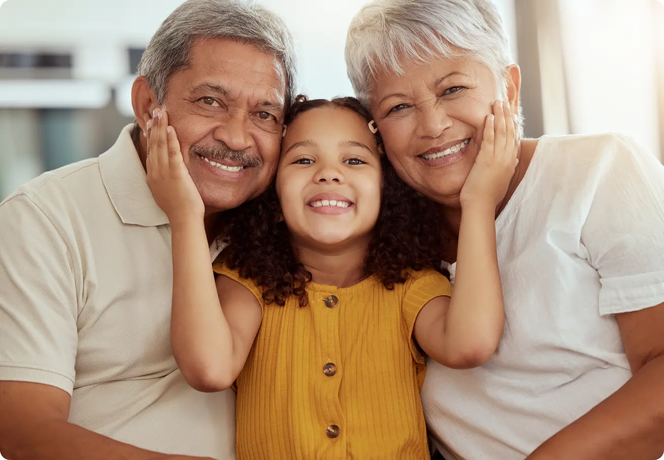 Família reunida no almoço